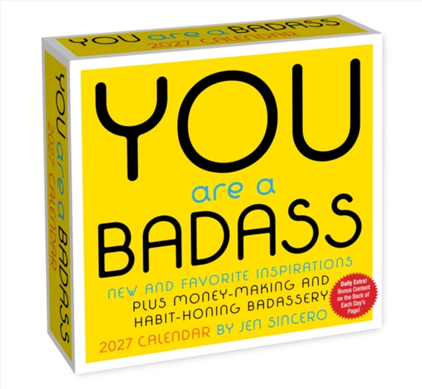 You Are a Badass 2027 Day-to-Day Calendar/Product Detail/Calendars & Diaries