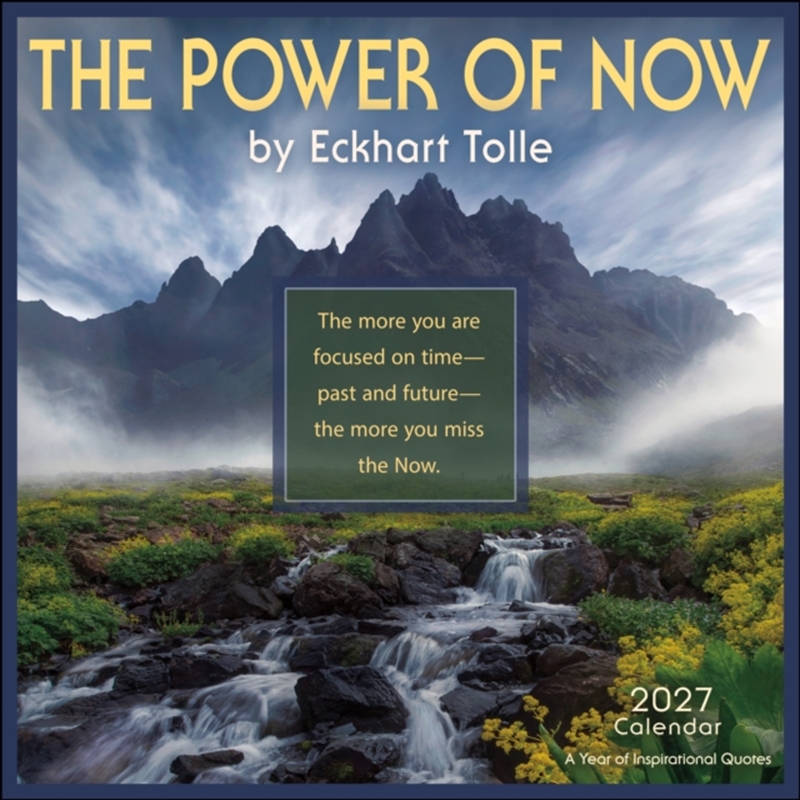 The Power of Now 2027 Wall Calendar : A Year of Inspirational Quotes/Product Detail/Calendars & Diaries