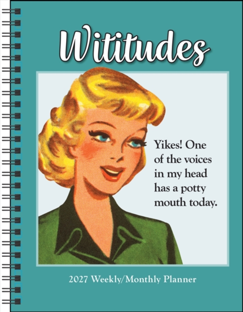 Wititudes 12-Month 2027 Monthly/Weekly Planner Calendar/Product Detail/Calendars & Diaries