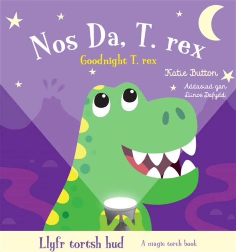 Llyfr Tortsh Hud: Nos Da T.rex / Magic Torch Book: Goodnight T.rex/Product Detail/Early Childhood Fiction Books