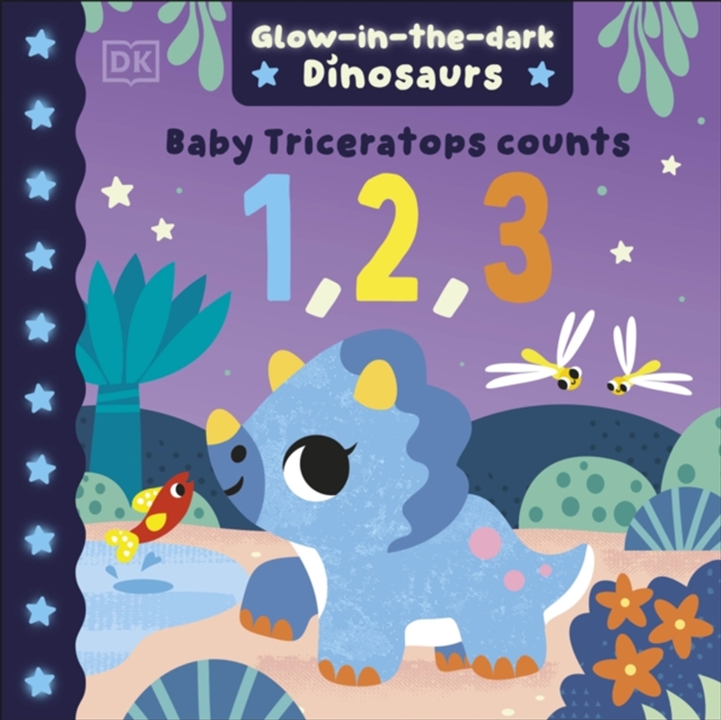 Baby Triceratops Counts 1, 2, 3/Product Detail/Early Childhood Fiction Books