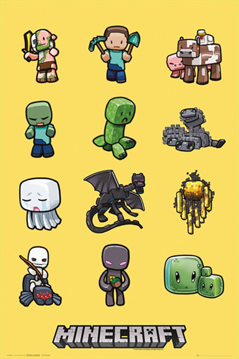 Minecraft Characters/Product Detail/Posters & Prints