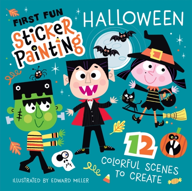 First Fun Sticker Painting: Halloween : 12 Colorful Scenes to Create/Product Detail/Kids Activity Books