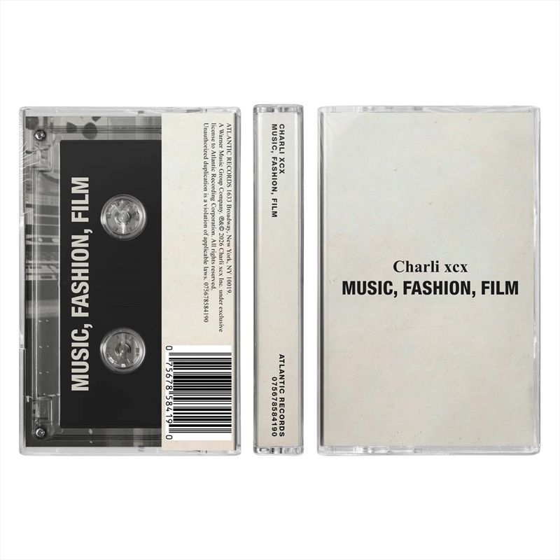 Music, Fashion Film - Clear Cassette/Product Detail/Pop