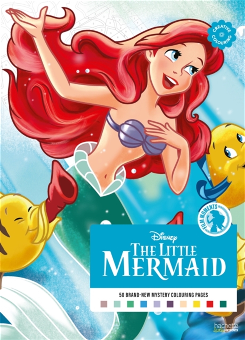 Mystery Colouring - Film Moments The Little Mermaid : Colour the numbers and reveal the picture!/Product Detail/Adults Colouring