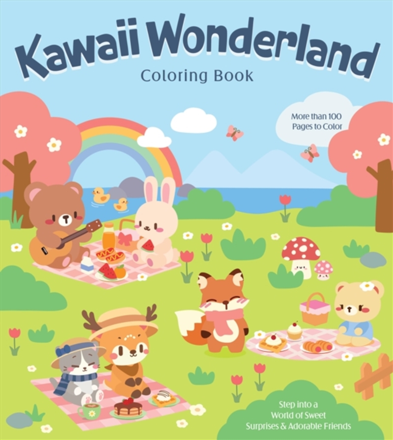 Kawaii Wonderland Coloring Book : Step into a World of Sweet Surprises & Adorable Friends/Product Detail/Adults Colouring