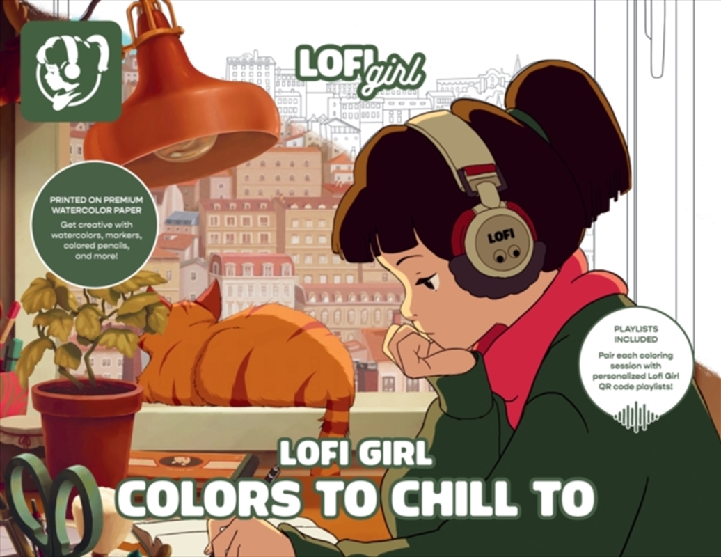 Lofi Girl Colors to Chill To/Product Detail/Adults Colouring