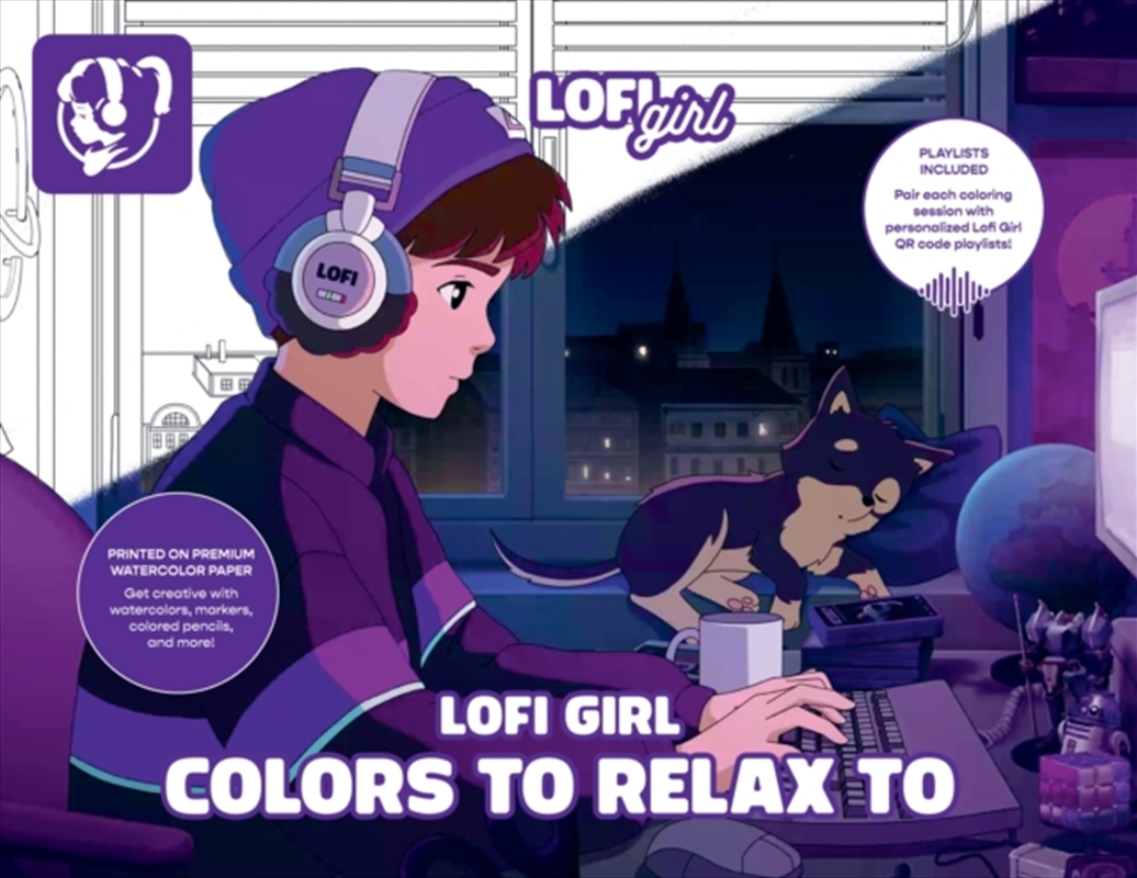 Lofi Girl Colors to Relax To/Product Detail/Adults Colouring