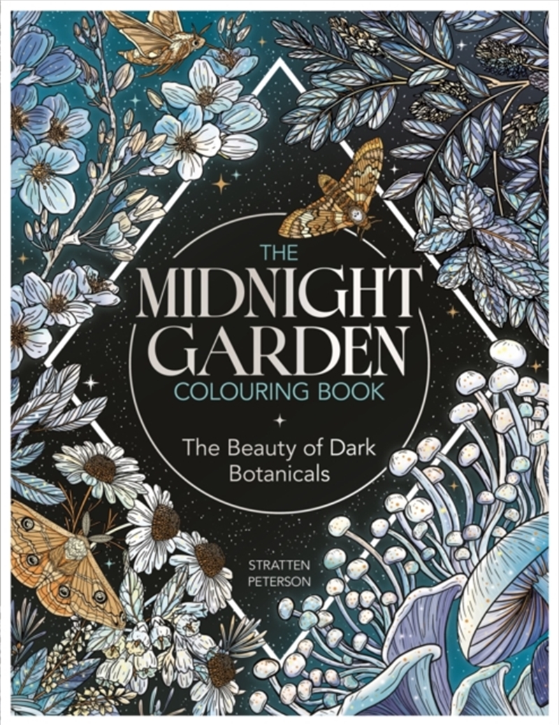 The Midnight Garden Colouring Book : The Beauty of Dark Botanicals/Product Detail/Adults Colouring