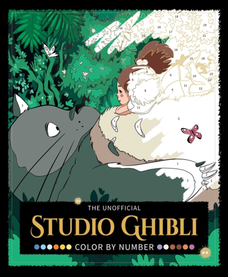 The Unofficial Studio Ghibli Color by Number Book/Product Detail/Adults Colouring