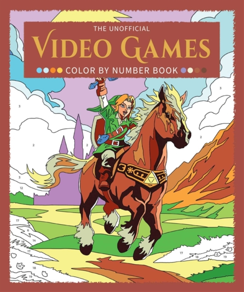 The Unofficial Video Games Color by Number Book/Product Detail/Adults Colouring