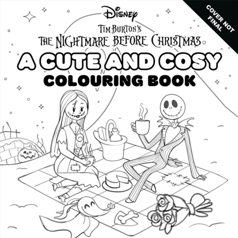 Disney Tim Burton's The Nightmare Before Christmas: A Cute and Cosy Colouring Book/Product Detail/Adults Colouring