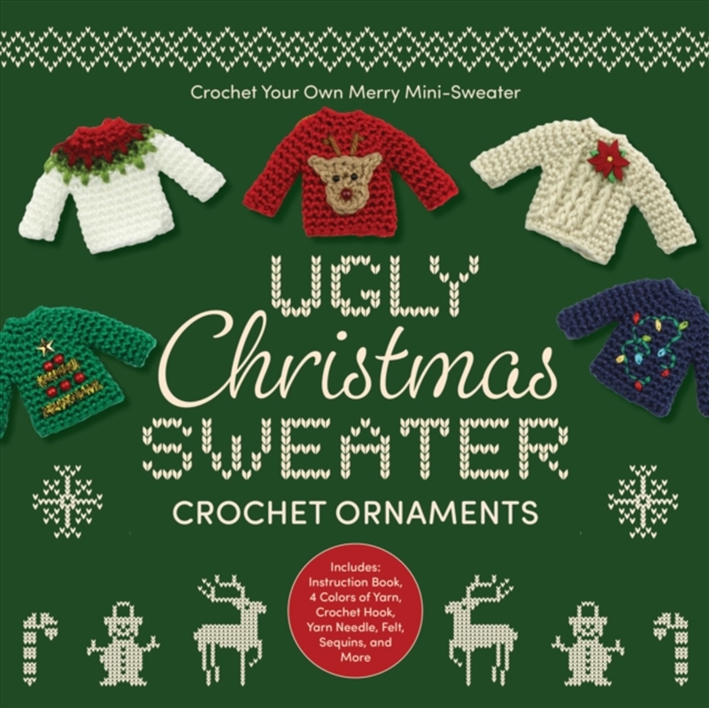 Ugly Christmas Sweater Crochet Ornaments : Crochet Your Own Merry Mini-Sweater/Product Detail/Crafts & Handiwork