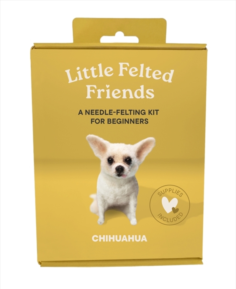 Little Felted Friends: Chihuahua : Dog Needle-Felting Beginner Kits with Needles, Wool, Supplies, an/Product Detail/Crafts & Handiwork