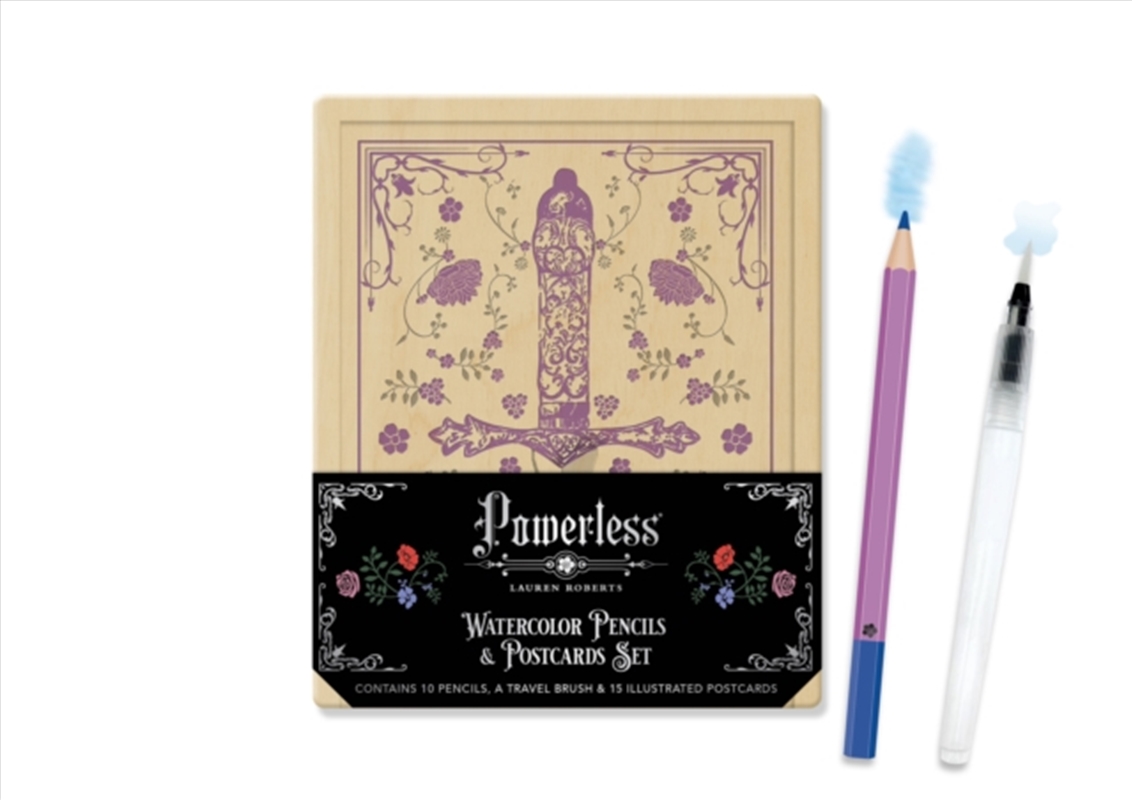Lauren Roberts: Powerless Watercolor Pencils and Postcards Set/Product Detail/Crafts & Handiwork