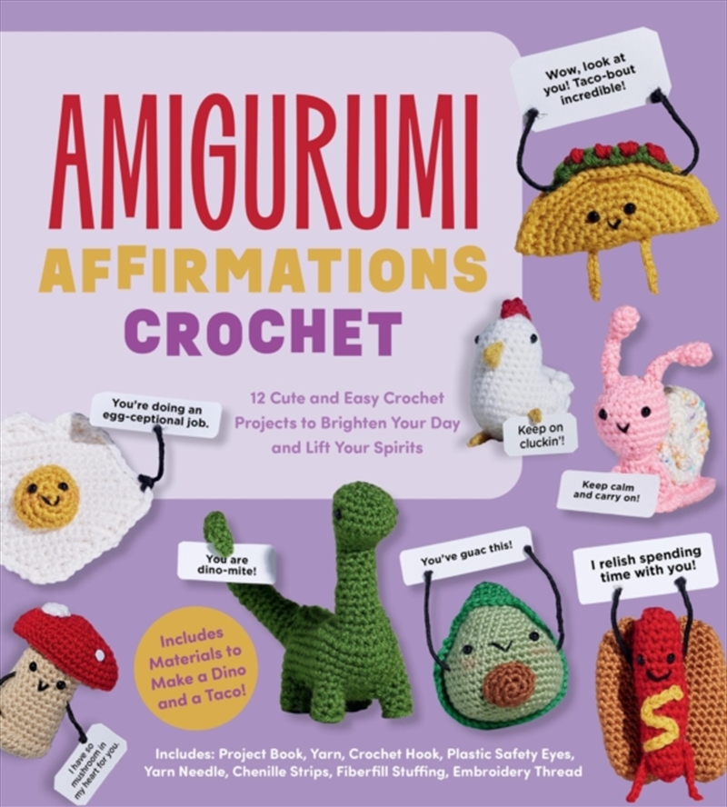 Amigurumi Affirmations Crochet : 12 Cute and Easy Crochet Projects to Brighten Your Day and Lift You/Product Detail/Crafts & Handiwork