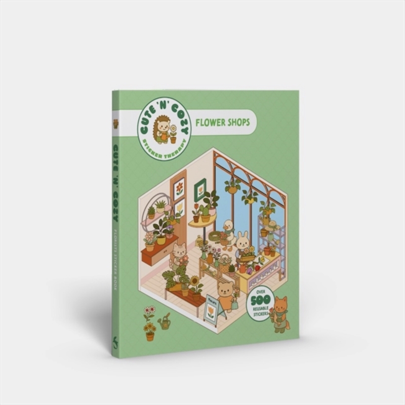 Cute 'n' Cozy Sticker Therapy: Flower Shops : Over 500 reusable stickers!/Product Detail/Crafts & Handiwork