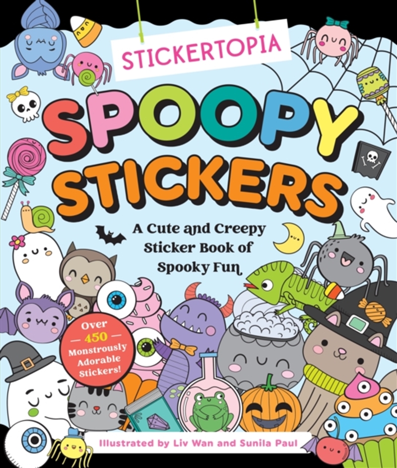 Stickertopia: Spoopy Stickers : A Cute and Creepy Sticker Book of Spooky Fun/Product Detail/Crafts & Handiwork