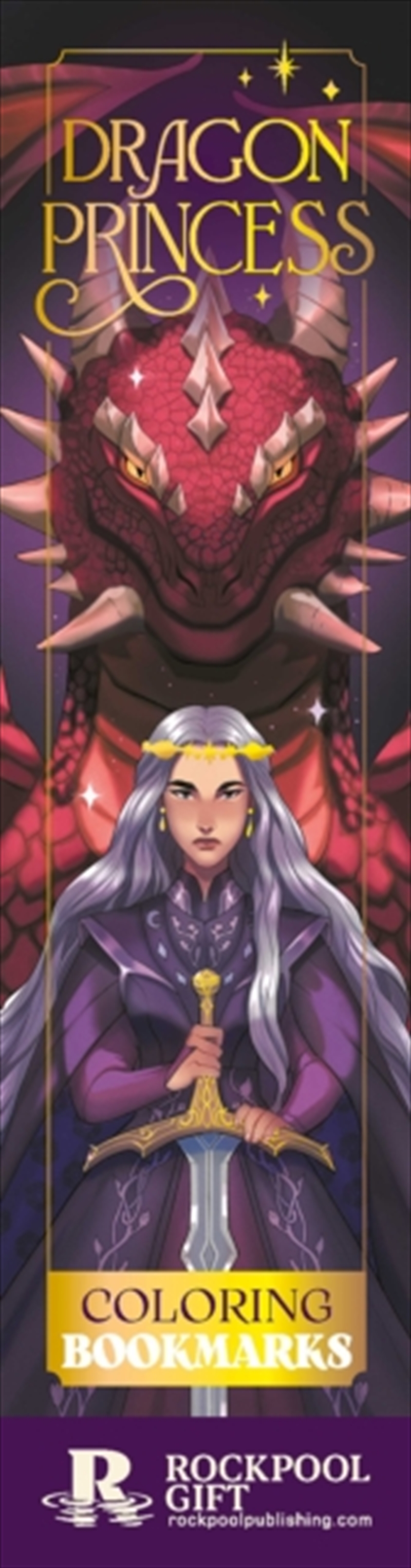 Dragon Princess Coloring Bookmarks/Product Detail/Stationery