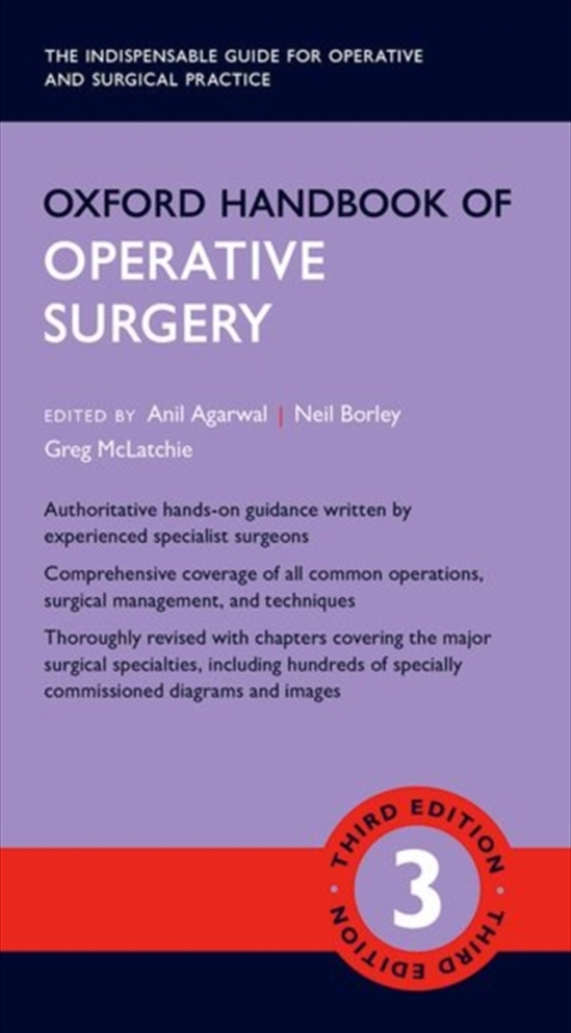 Oxford Handbook Of Operative Surgery/Product Detail/Healthcare