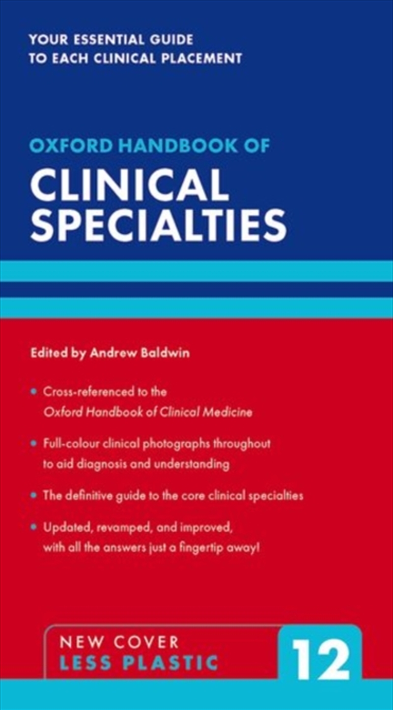 Oxford Handbook Of Clinical Specialties/Product Detail/Healthcare