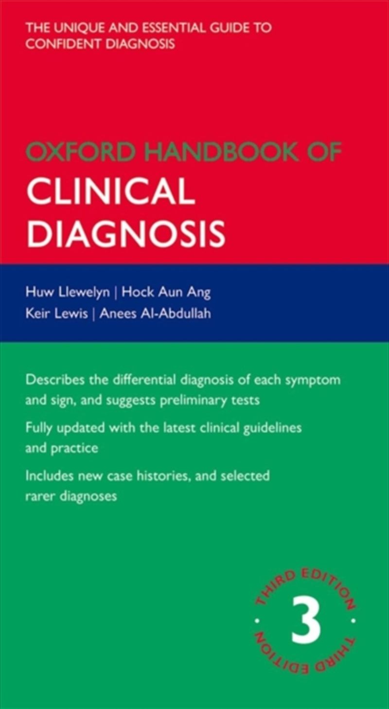 Oxford Handbook Of Clinical Diagnosis/Product Detail/Healthcare