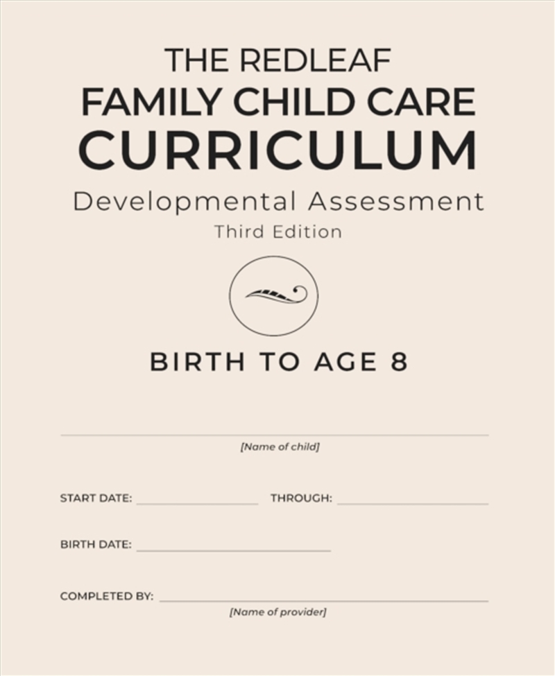 The Redleaf Family Child Care Curriculum Developmental Assessment, Third Edition [10-Pack]/Product Detail/Healthcare