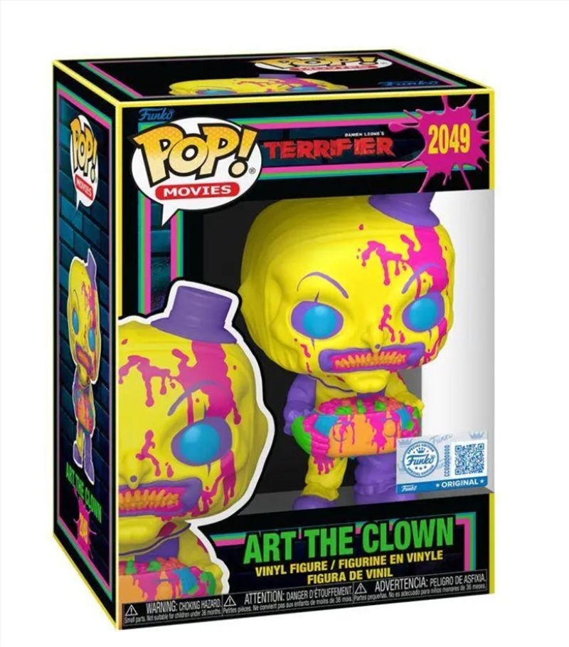 Terrifier - Art w/Decapitated Head (Blacklight) Pop! Vinyl [RS]/Product Detail/Movies