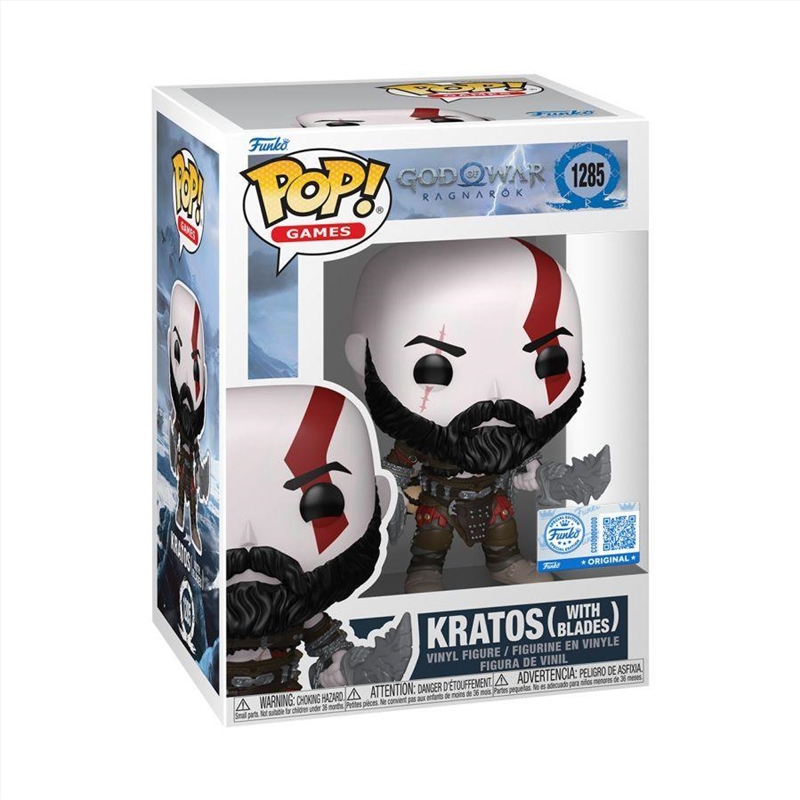 God of War - Kratos w/Blades Pop! Vinyl RS/Product Detail/Standard Pop Vinyl