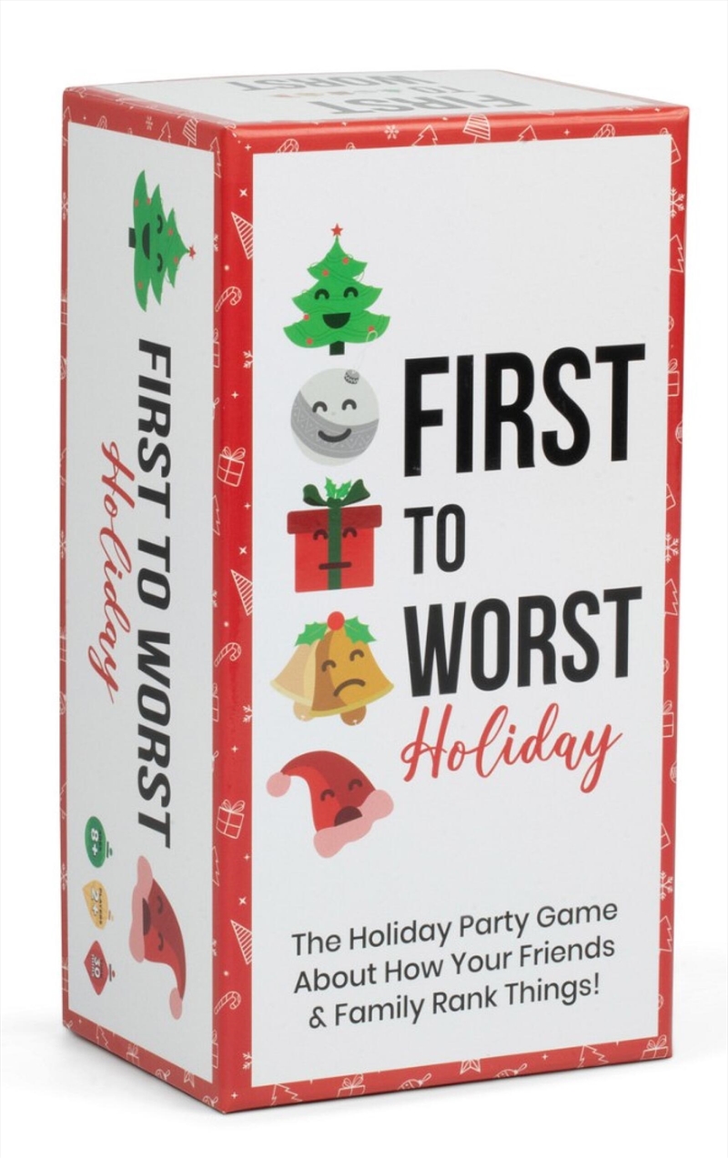 First To Worst - Holiday Edition/Product Detail/Card Games