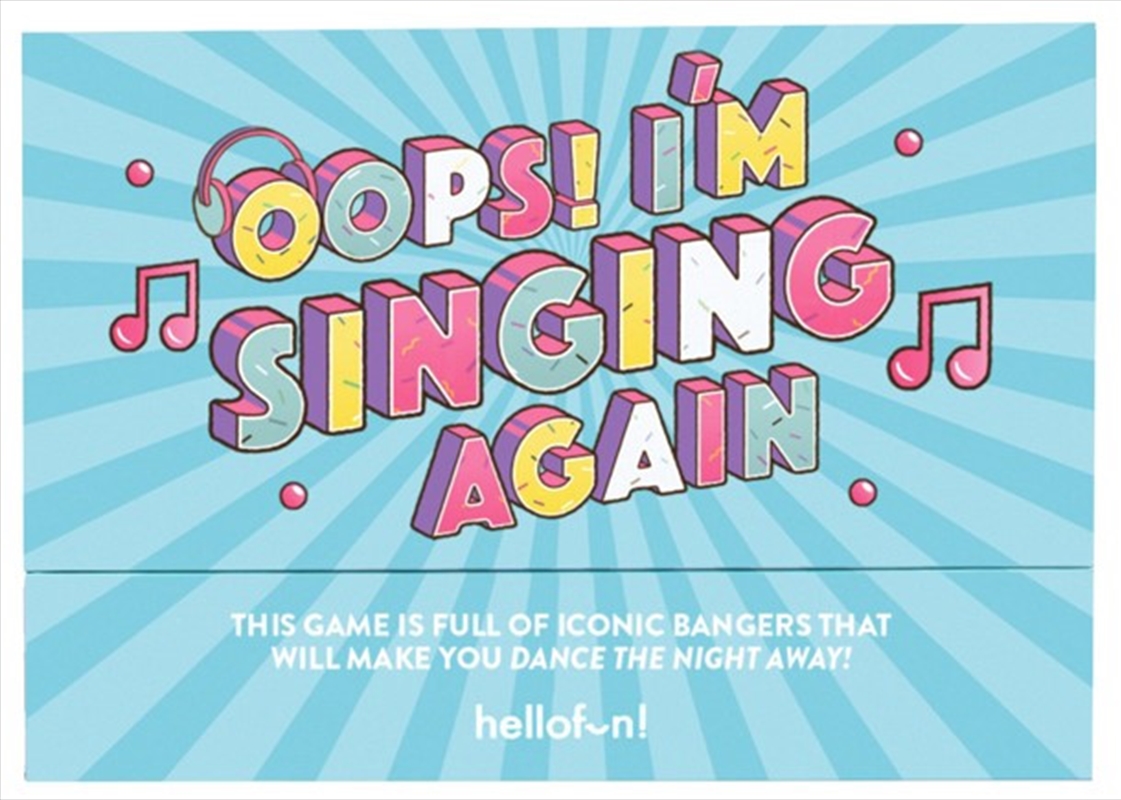 Oops I'm Singing Again/Product Detail/Card Games