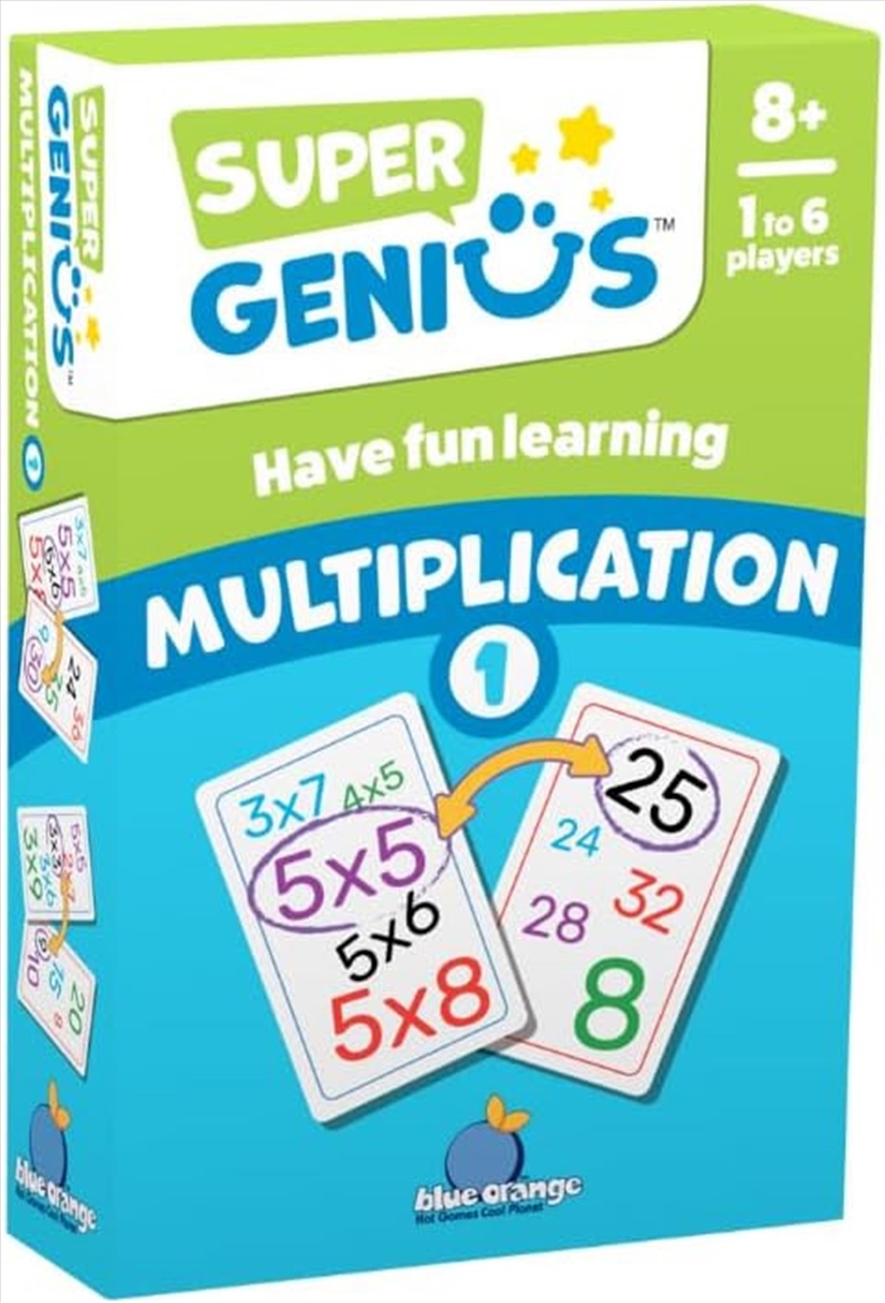 Super Genius Multiplication 1/Product Detail/Card Games