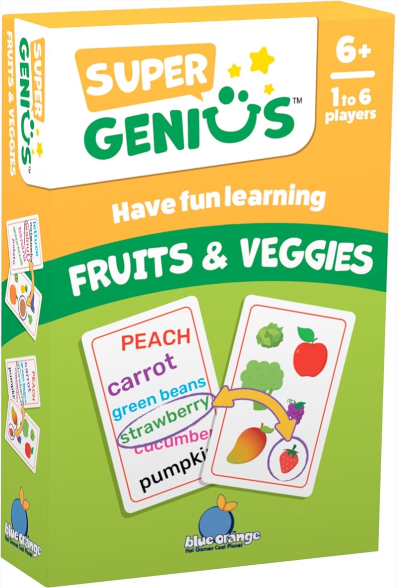 Super Genius Fruits & Veggies/Product Detail/Card Games