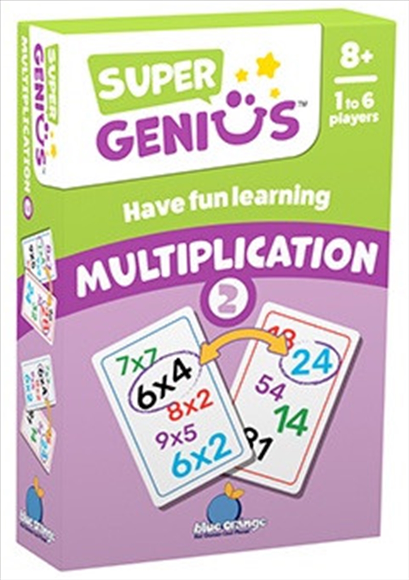 Super Genius Multiplication 2/Product Detail/Card Games