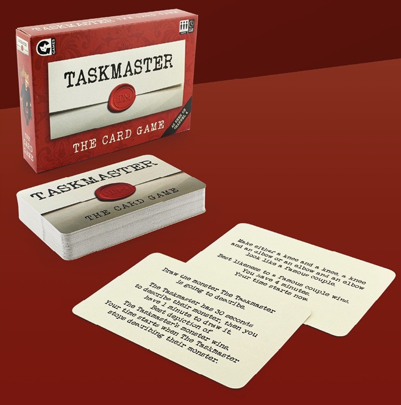 Taskmaster The Card Game/Product Detail/Card Games
