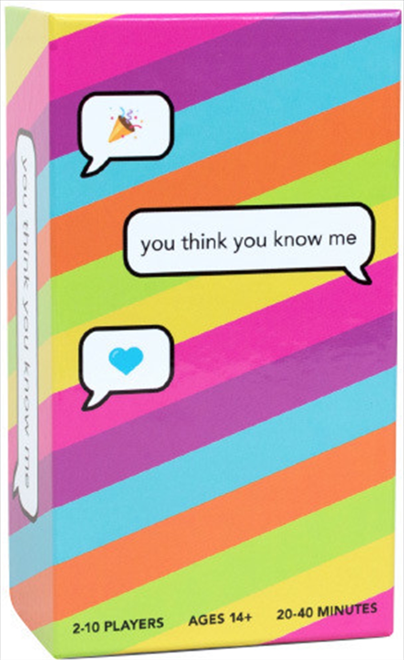 You Think You Know Me/Product Detail/Card Games