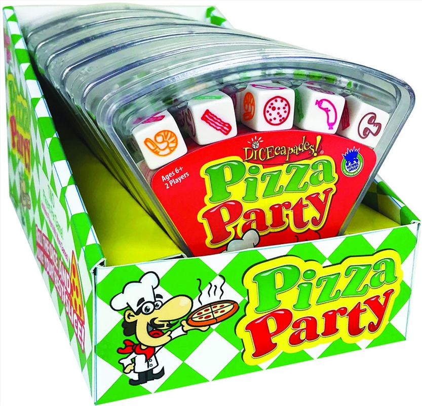Pizza Party 6 Pc Srt/Product Detail/Dice Games