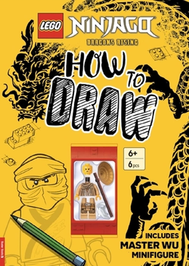 LEGO NINJAGO: How to Draw (with Master Wu minifigure)/Product Detail/Childrens