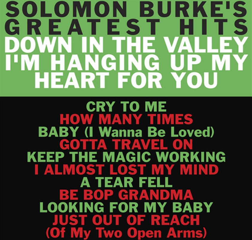 Solomon Burkes Greatest Hits/Product Detail/Soul