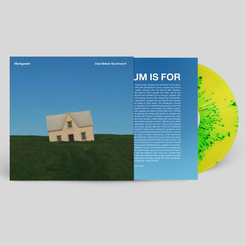 Over Before You Know It - Sunny Lawn Splatter Vinyl/Product Detail/Rock/Pop