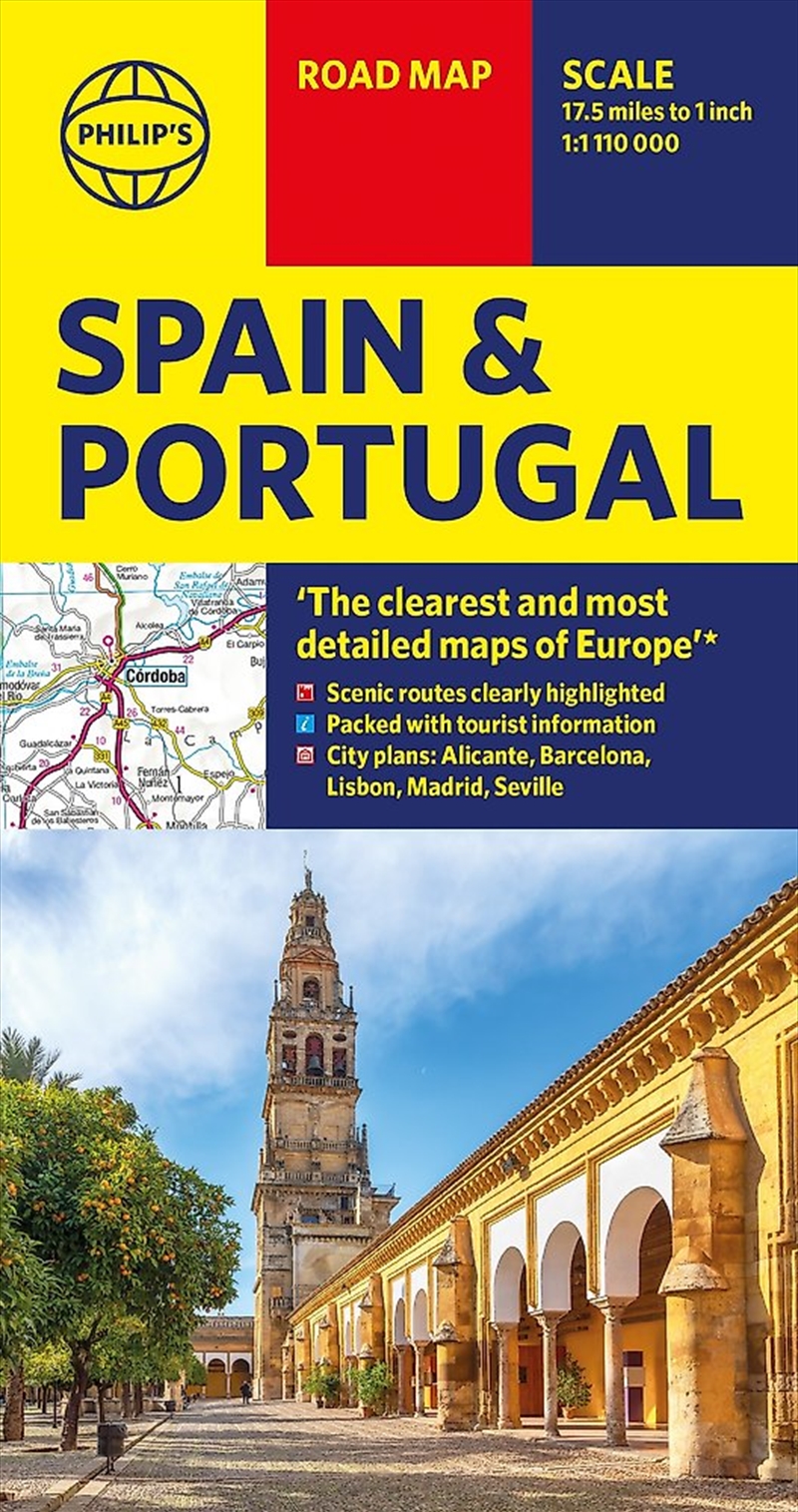Philip's Spain and Portugal Road Map/Product Detail/Travel & Holidays