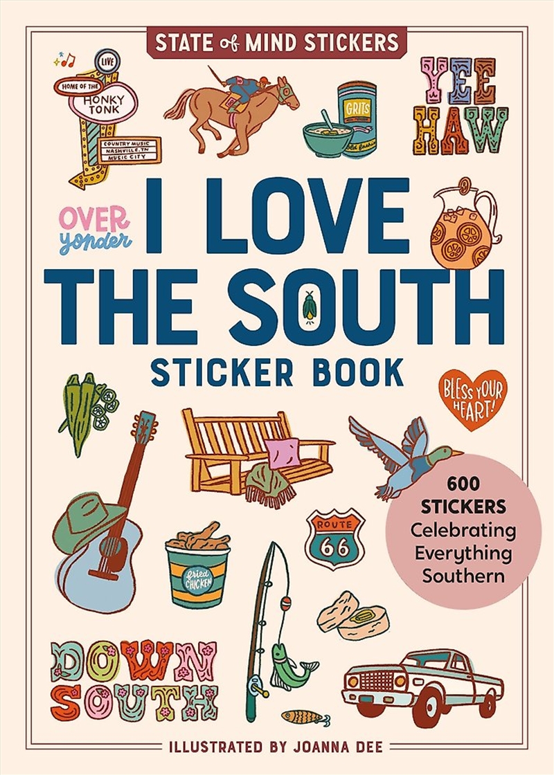 I Love the South Sticker Book/Product Detail/Travel & Holidays