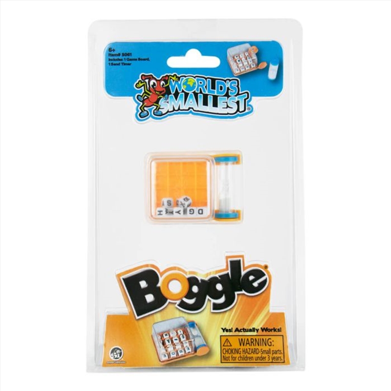 World's Smallest Boggle/Product Detail/Board Games