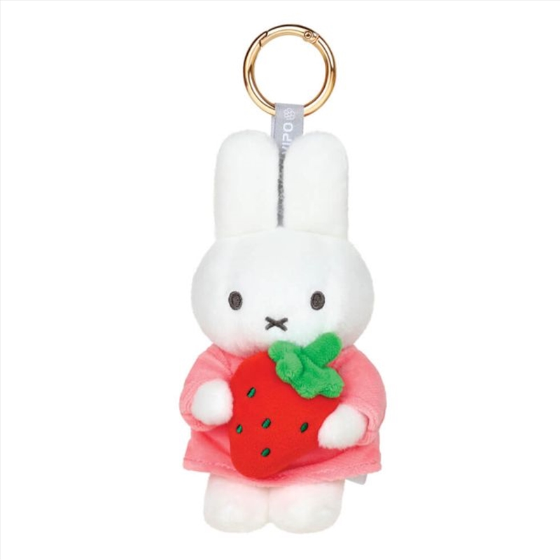 Miffy With Strawberry Keyring/Product Detail/Keyrings