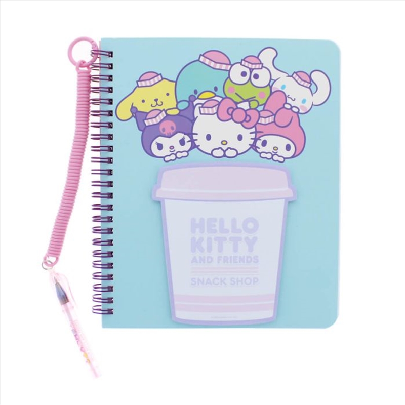 Hello Kitty Snack Shop Notebook And Pen/Product Detail/Stationery