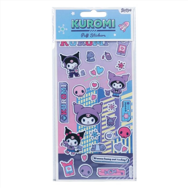 Kuromi Puff Stickers/Product Detail/Stationery