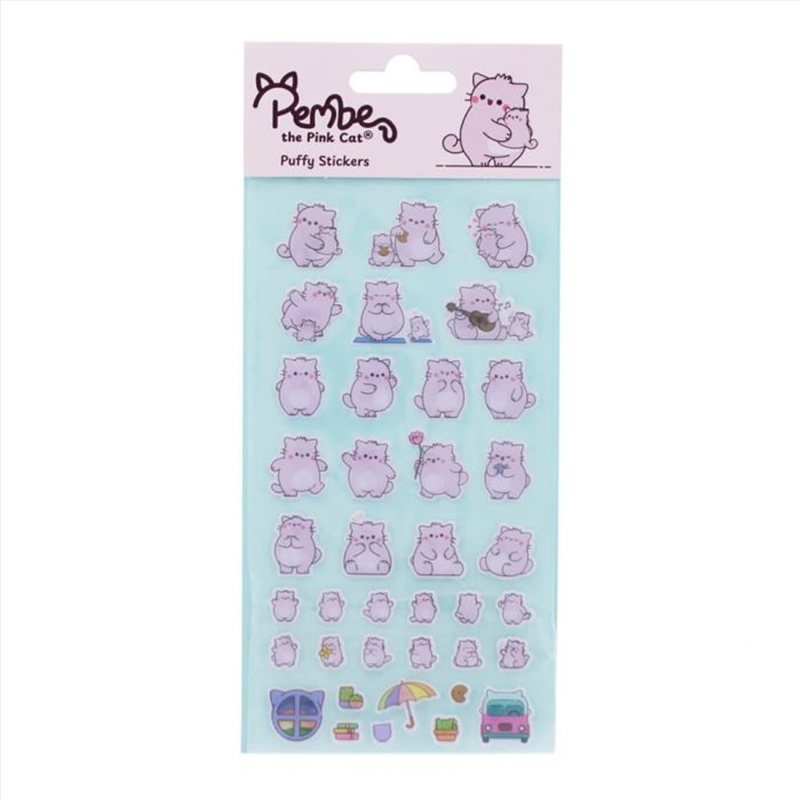 Pembe Puffy Sticker Sheet (Pack Of 12)/Product Detail/Stationery