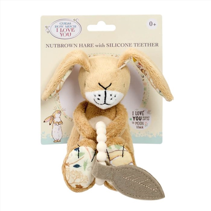 Guess How Much I Love You Little Nutbrown With Silicone Teether/Product Detail/Toys