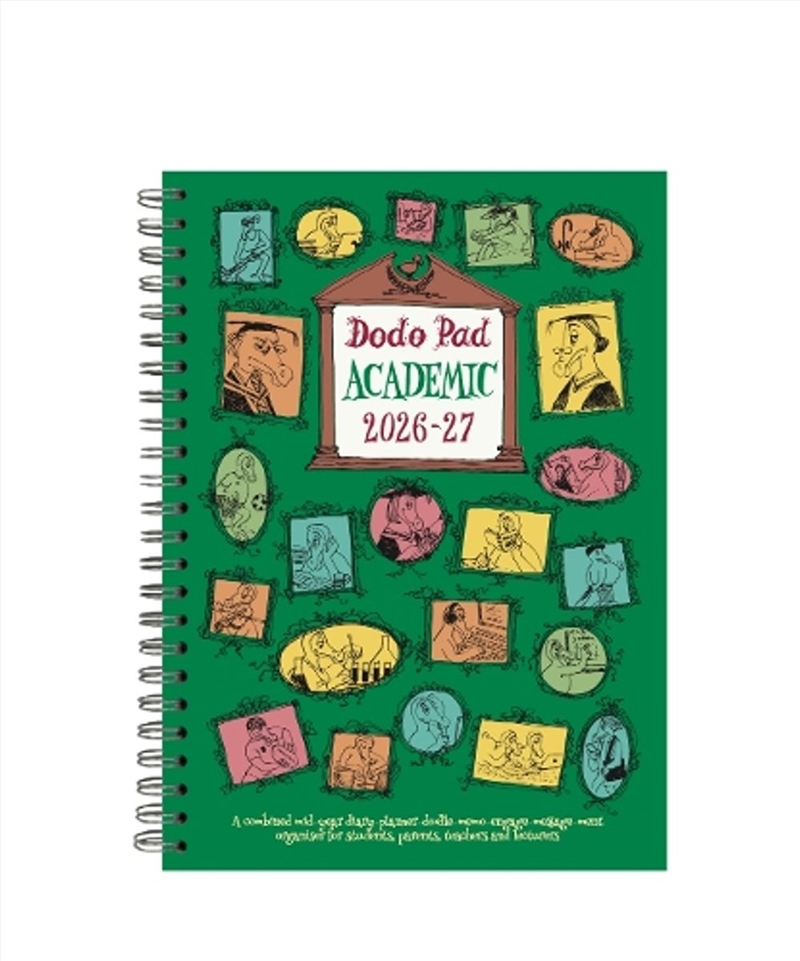 Dodo Pad Academic A5 Diary 2026-2027 - Mid Year / Academic Year Week to View Diary : A combined dood/Product Detail/Calendars & Diaries