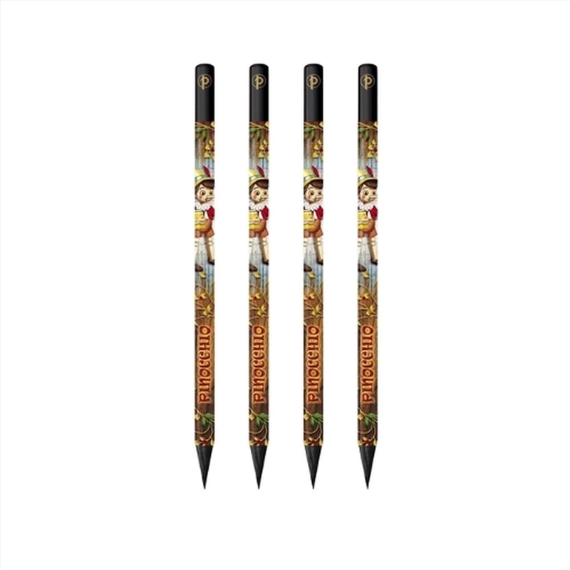 Carlo Collodi, Pinocchio (Fairy Tale Collection) 4 Pack Pencils/Product Detail/Stationery